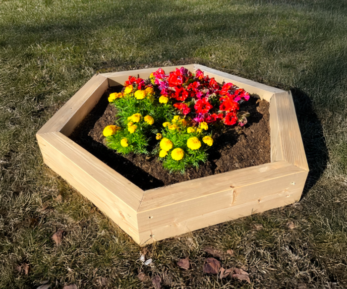 Hexagon  Raised Garden Bed
